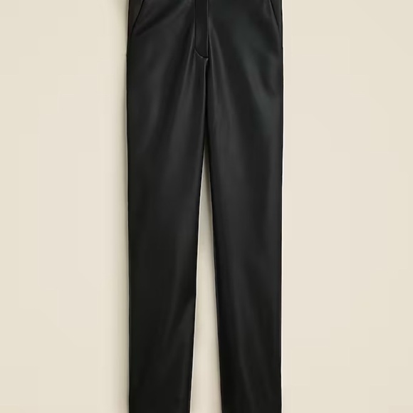 Brand New With Tags J Crew Kate straight-leg Pant in Faux Leather Size 20 - Picture 5 of 6